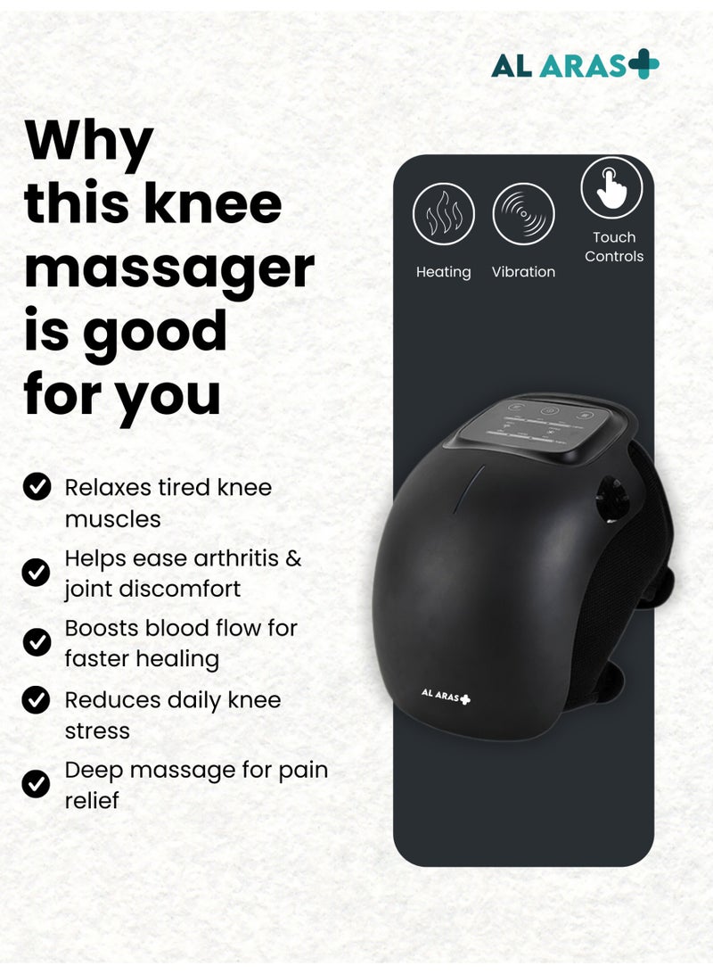 AL ARAS RestoreKnee Wireless Knee Massager with Heat & Vibration – Pain Relief - Image 5